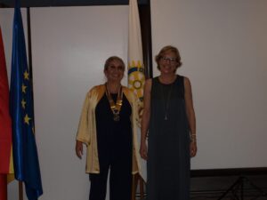 Rotary Club Jávea | la alcaldesa rosa cardona con la nueva presidenta del rotary andrea salerno 1024x768 1
